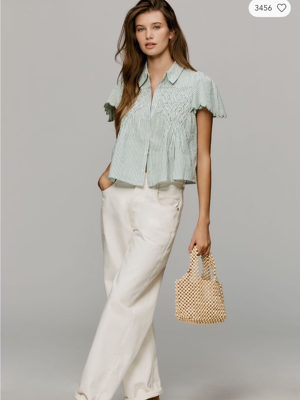 Mauve Scalloped Swing Top - Picture 2 of 9